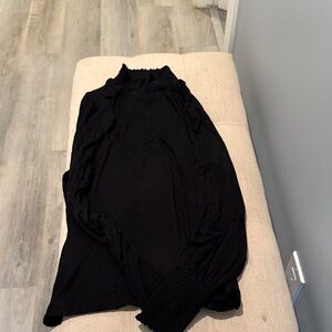 Black Long Sleeve Women's Top